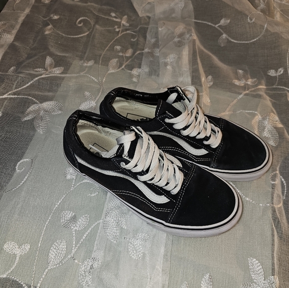 Vans black/white (old skool) size women 6.5 men 5.0 - Picture 2 of 8